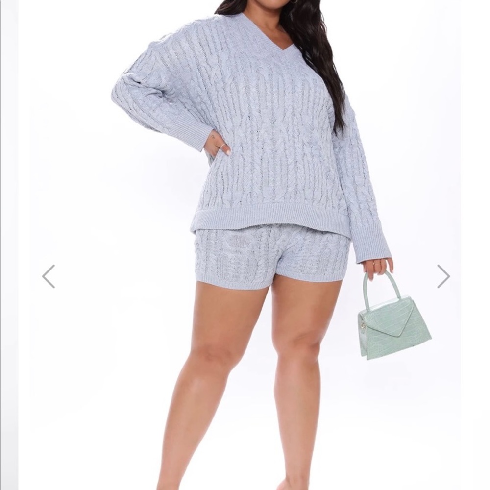 Sweater Short Set